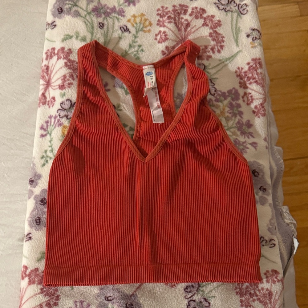 FP Movement by Free People Red Crop Top